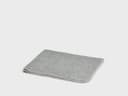 Babydecke Merinowolle Grey Melange 75x100