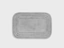 Ovale Badematte Misty Grey 60x90