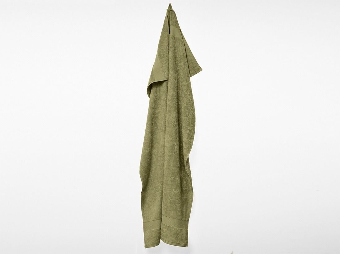 Badetuch Terry Olive Green 100x150 - 1 Stk
