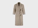 Bademantel Velours Classic Taupe