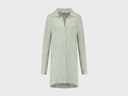 Blusenkleid Gewaschenes Leinen Waffel Misty Green