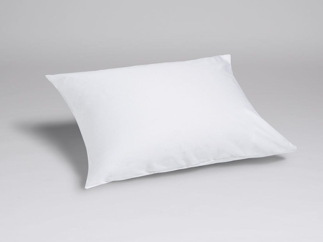 Kissenbezug Baumwollsatin pure white 50x60