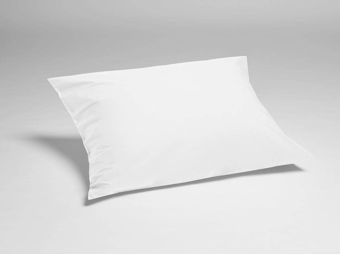 Kissenbezug Perkal-Baumwolle pure white 50x60