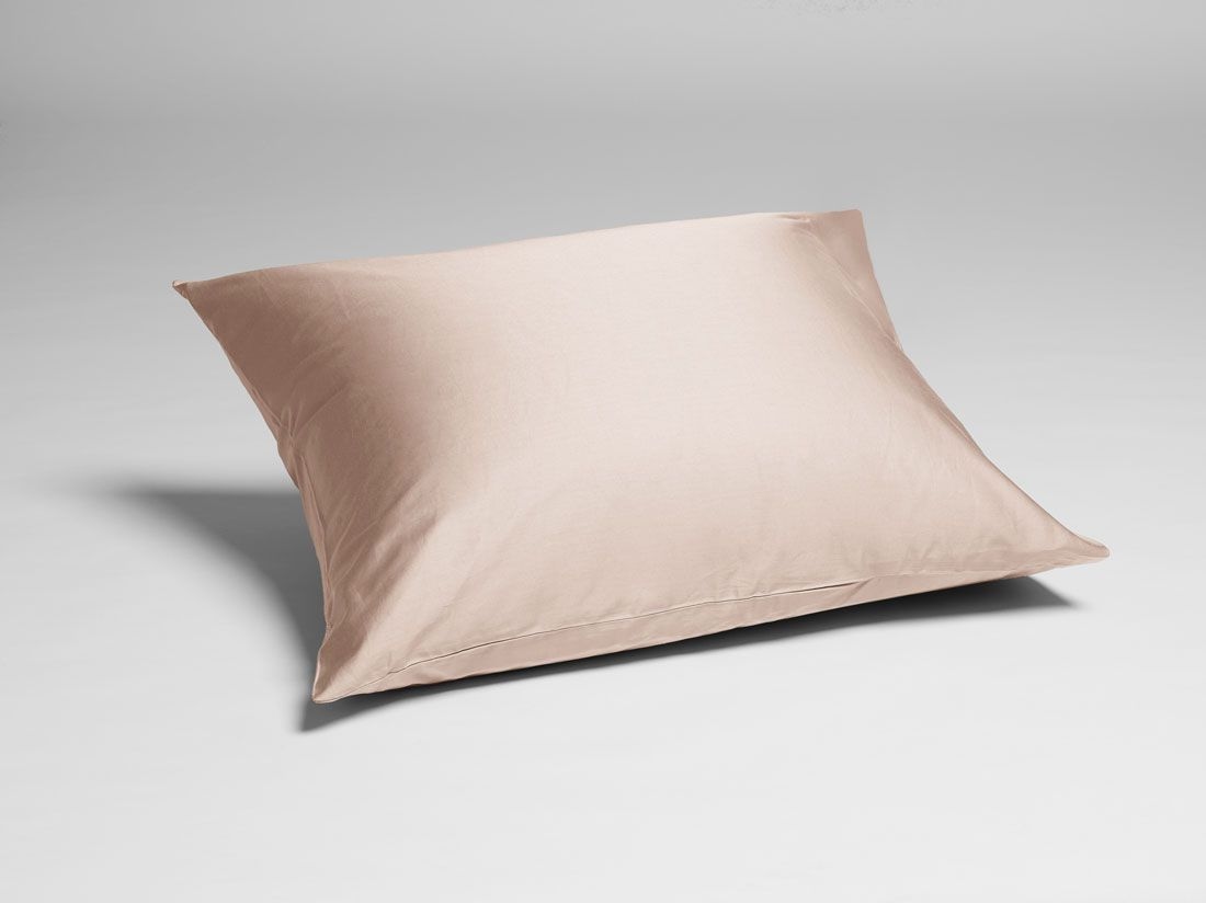 Kissenbezug Baumwollsatin Dusty Rose