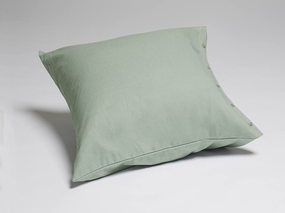 Kissenbezug Flanell Pale Green 80x80