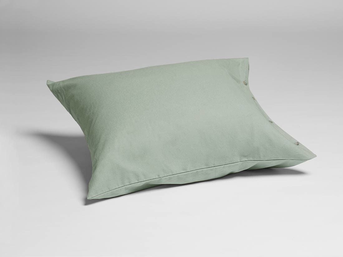 Kissenbezug Flanell pale green 50x60