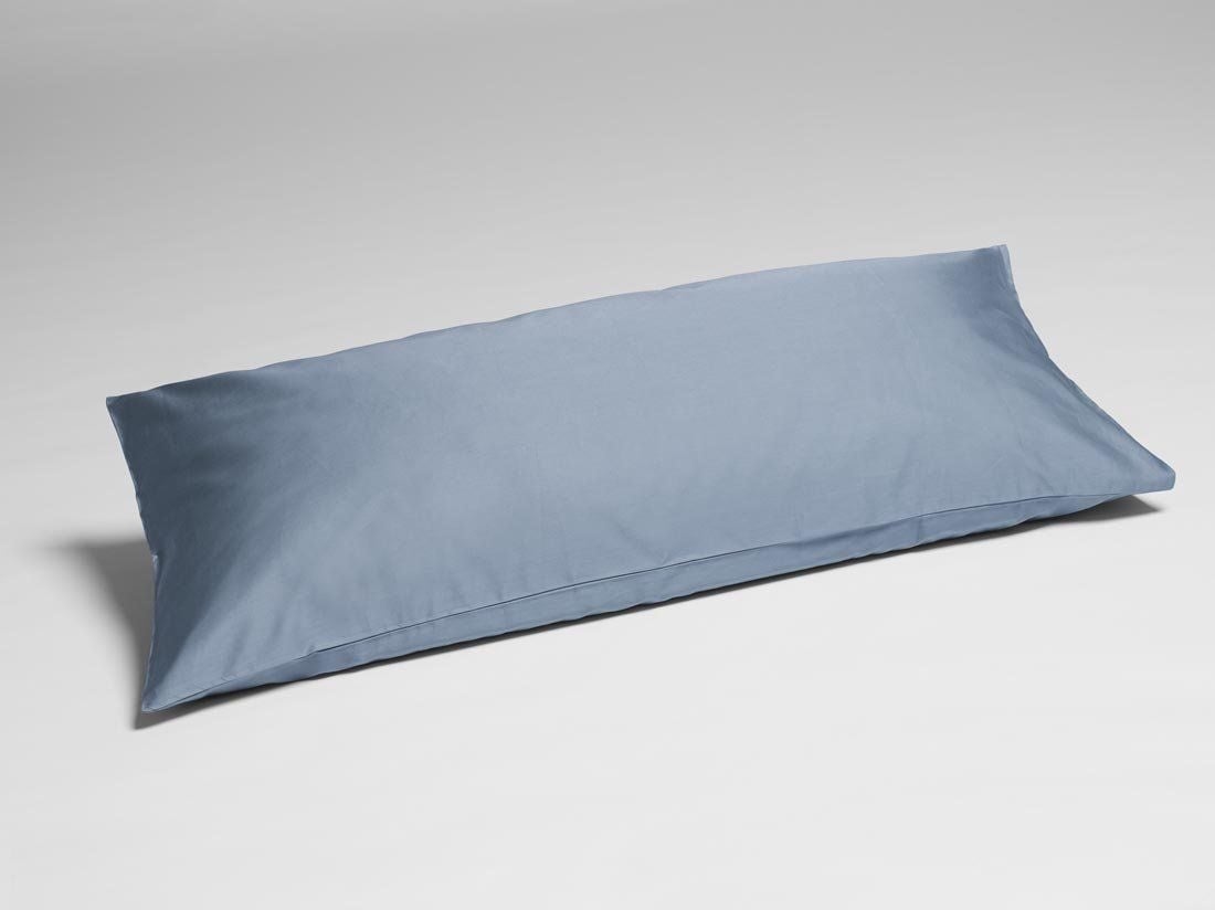 Kissenbezug Baumwollsatin Faded Blue 40x80