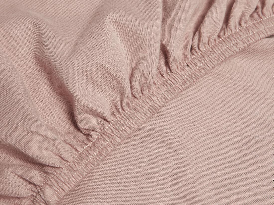 Spannbettlaken Baumwolljersey Vintage Rose