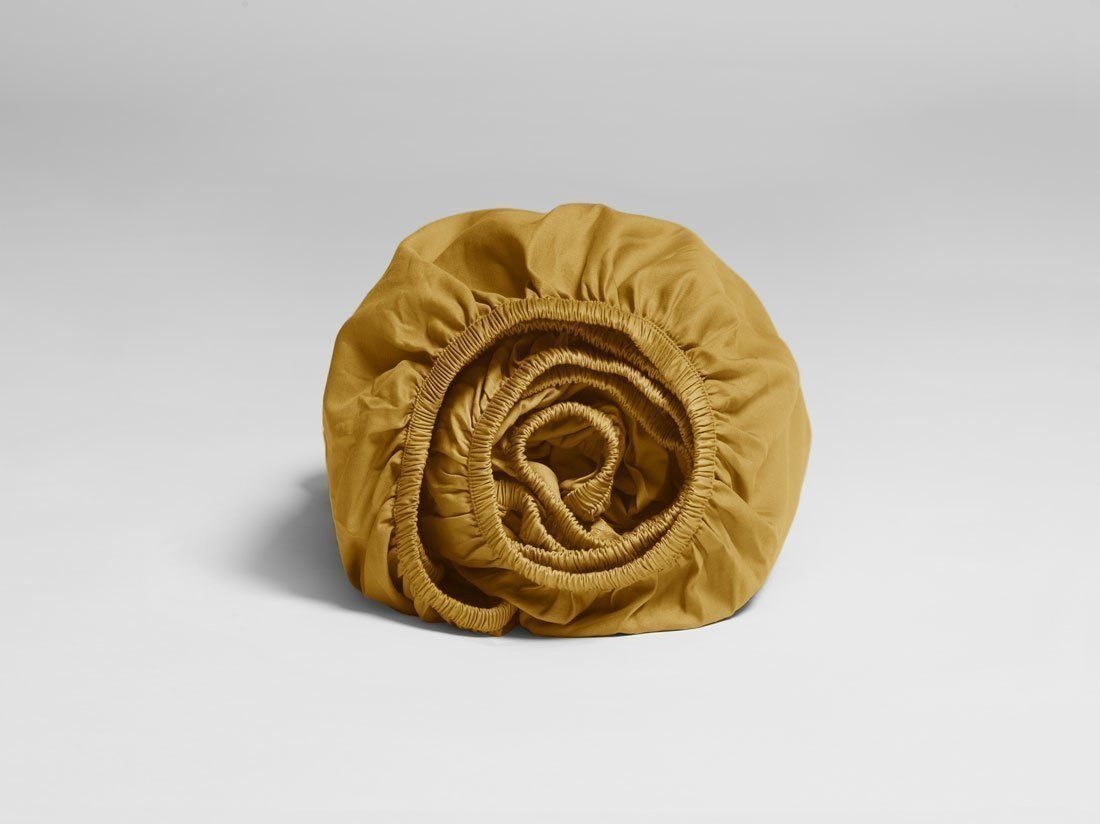 Spannbettlaken Baumwollsatin Classic Gold