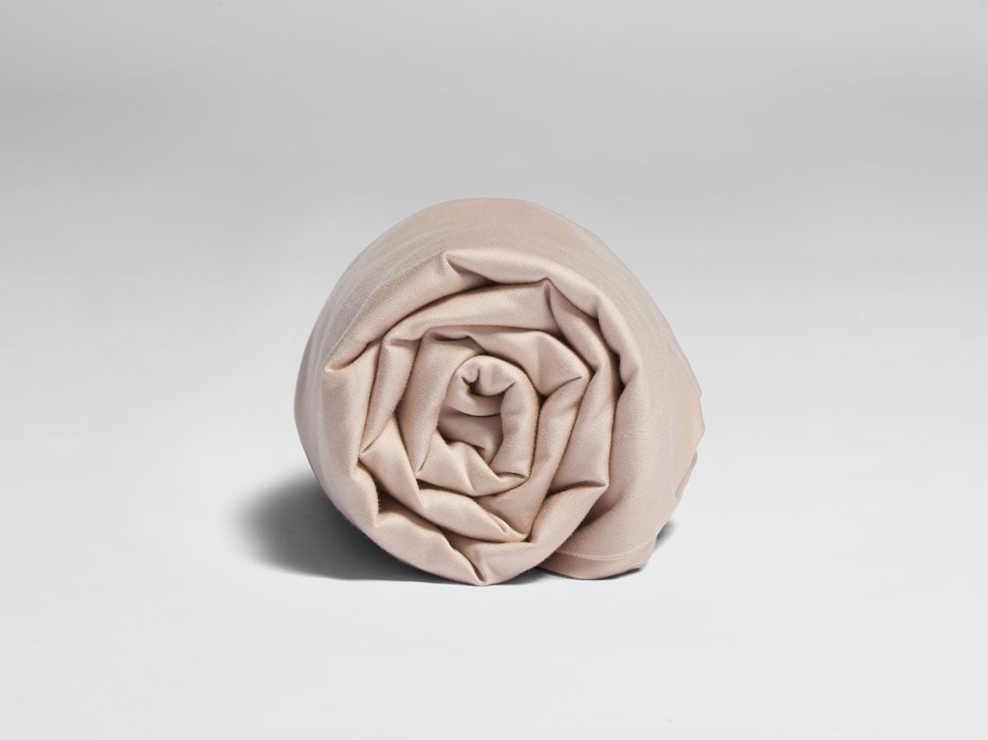 Kinderlaken Baumwollsatin Dusty Rose