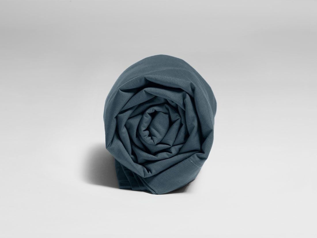 Kinderlaken Perkal-Baumwolle Blue 80x100