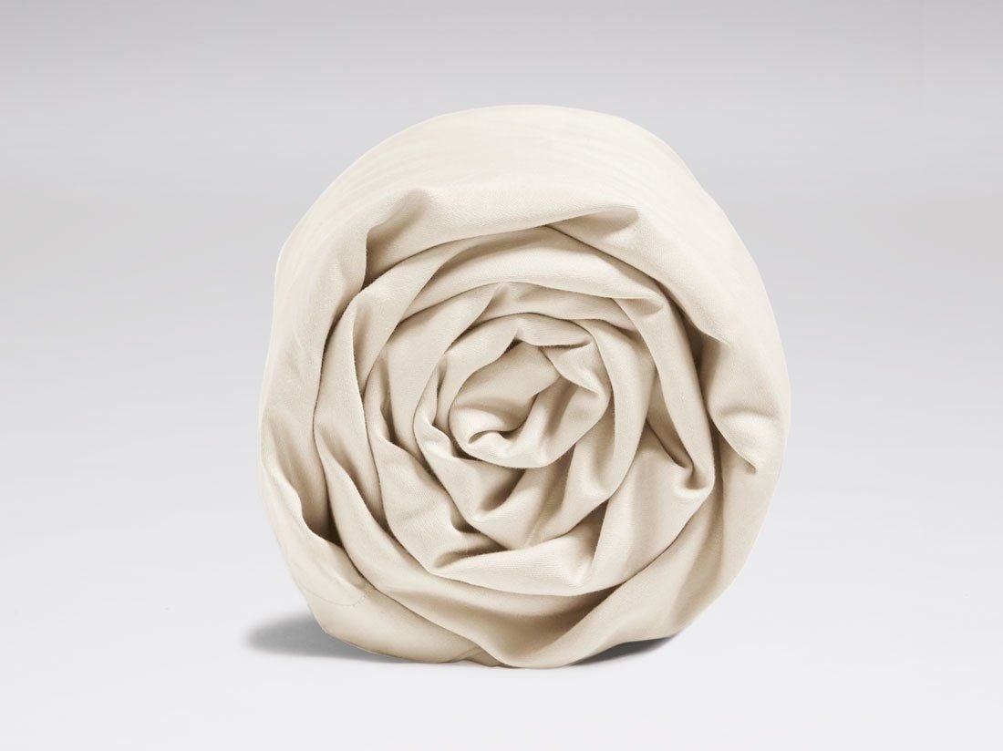 Laken Baumwollsatin Naturell