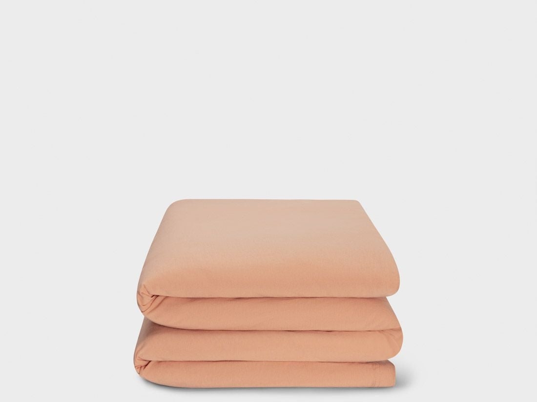 Kinderbettwäsche Baumwolljersey Perfect Peach 100x135
