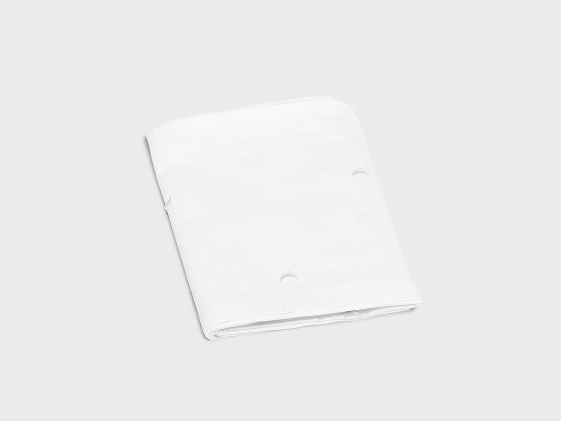 Kinderlaken Baumwollsatin White Moon 120x150