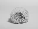 Kinderspannbettlaken Baumwolljersey White Grey