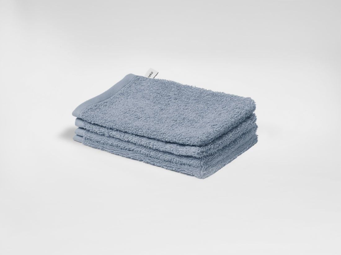 Waschlappen Terry Faded Blue 15x22 - 4 st