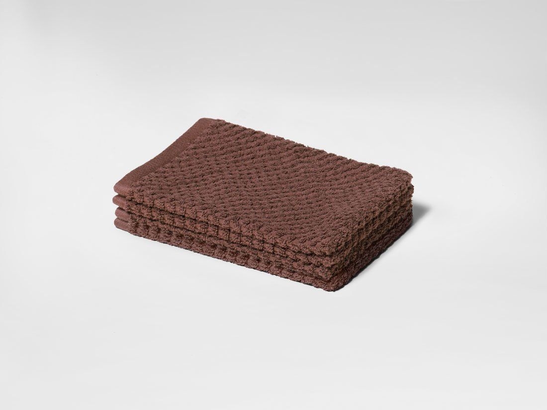 Waschlappen Dots Mud Rose 15x22 - 4 st