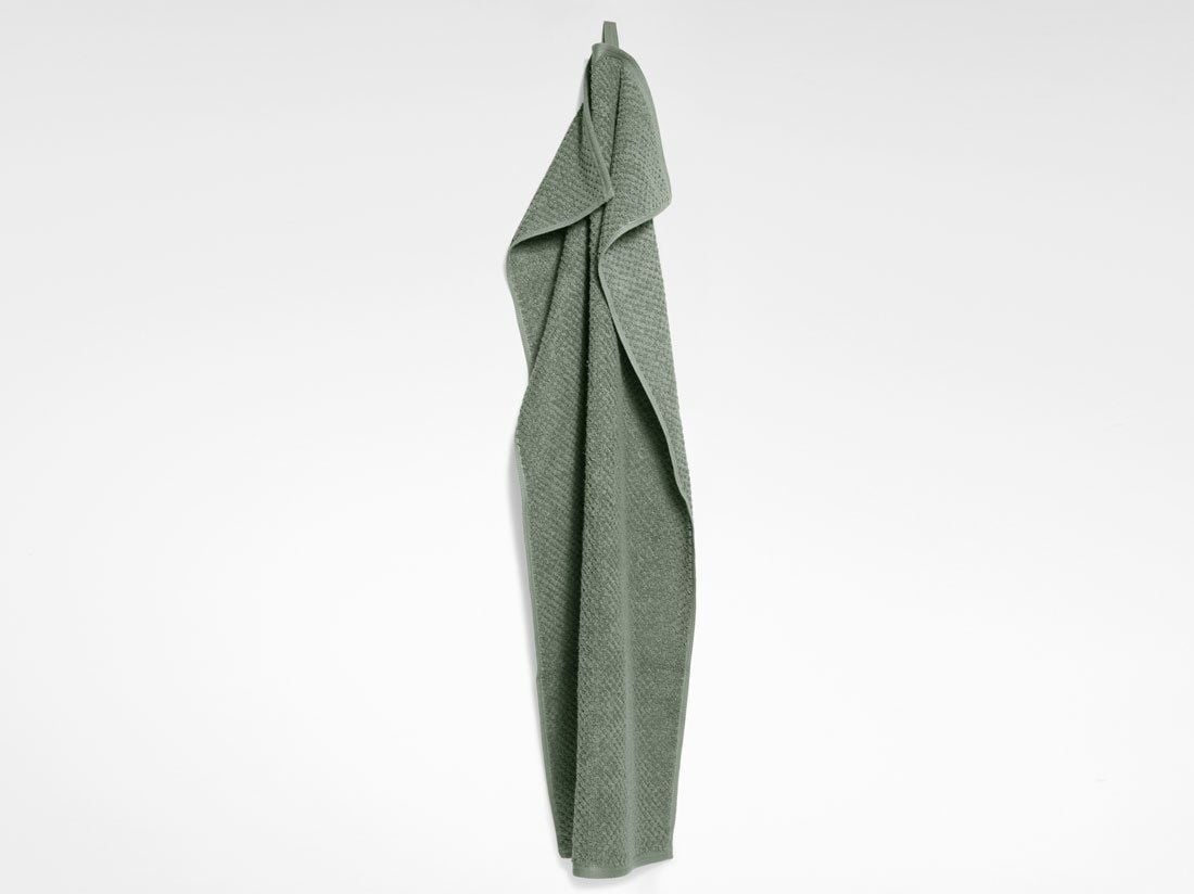 Duschtücher Dots Stone Green 70x140 - 2 st