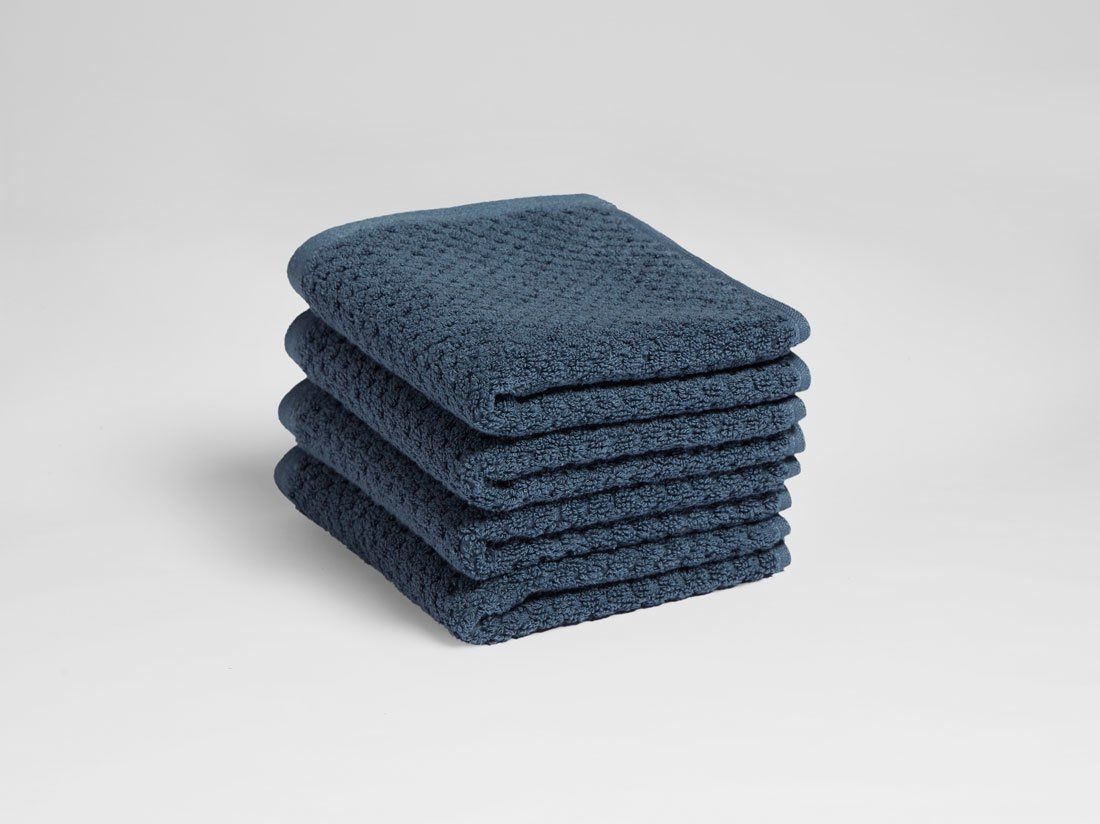 Gästehandtücher Dots Blue 30x50 - 4 st