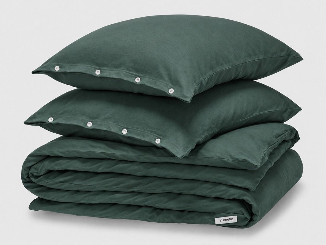 Jersey-Bettwäsche Pine Green