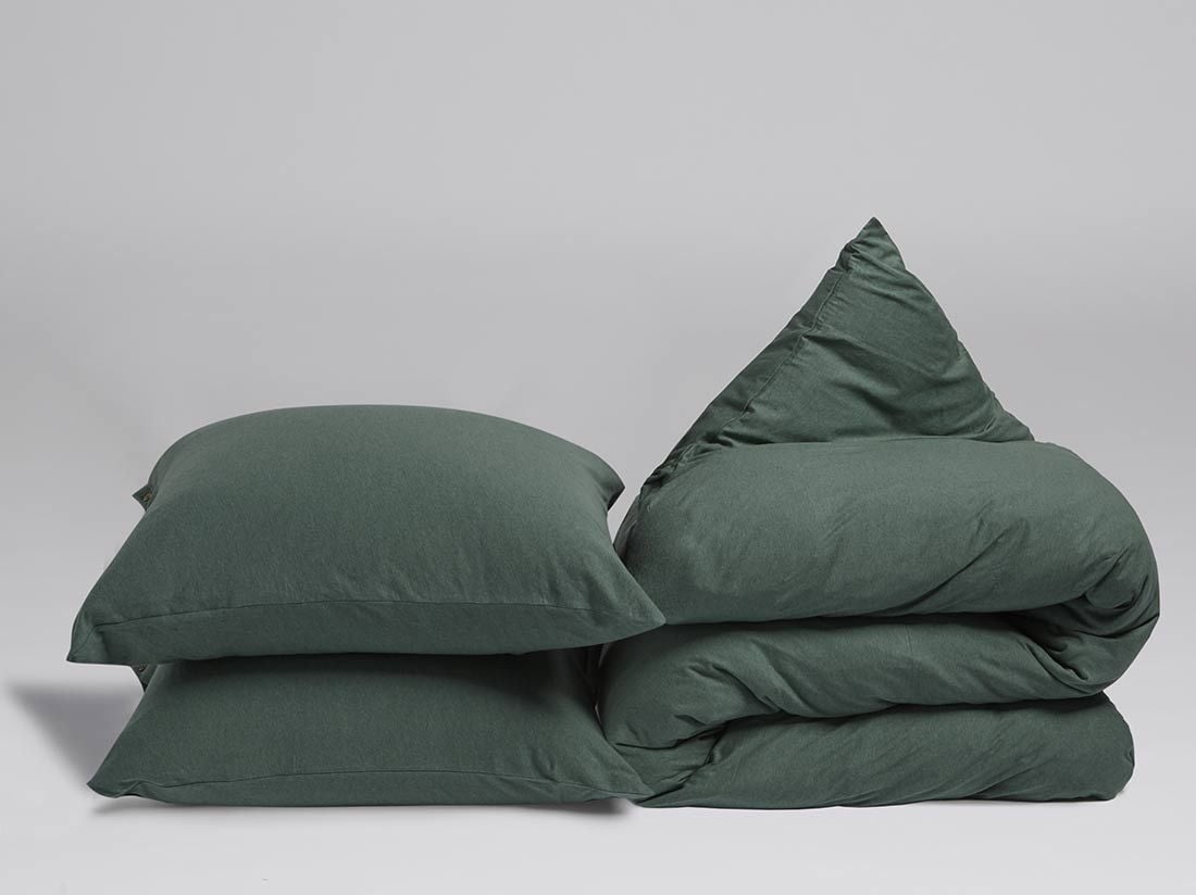 Jersey-Bettwäsche Pine Green