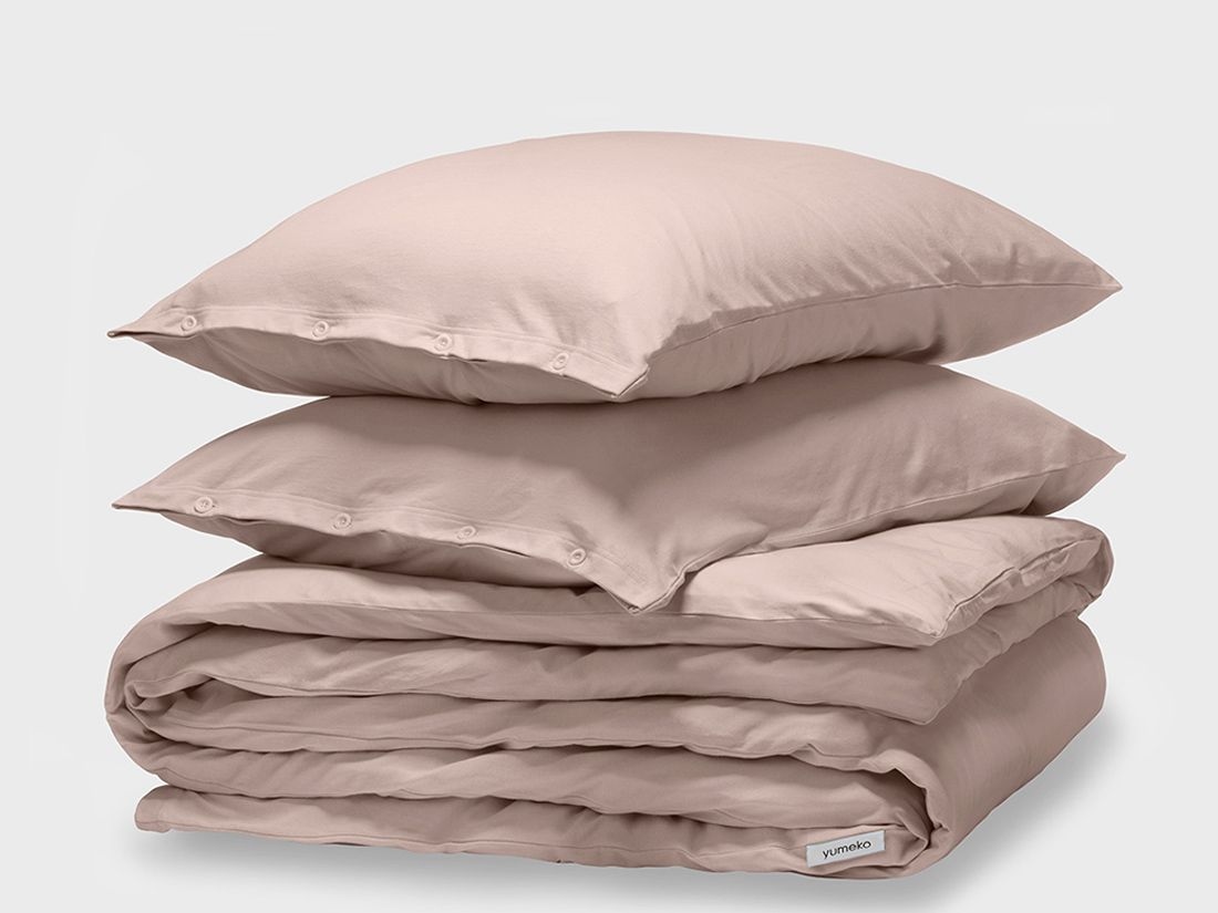 Jersey-Bettwäsche Vintage Rose