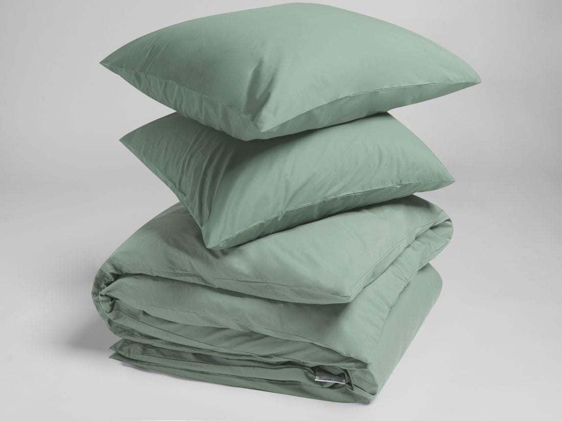 Perkal-Bettwäsche Jade Green