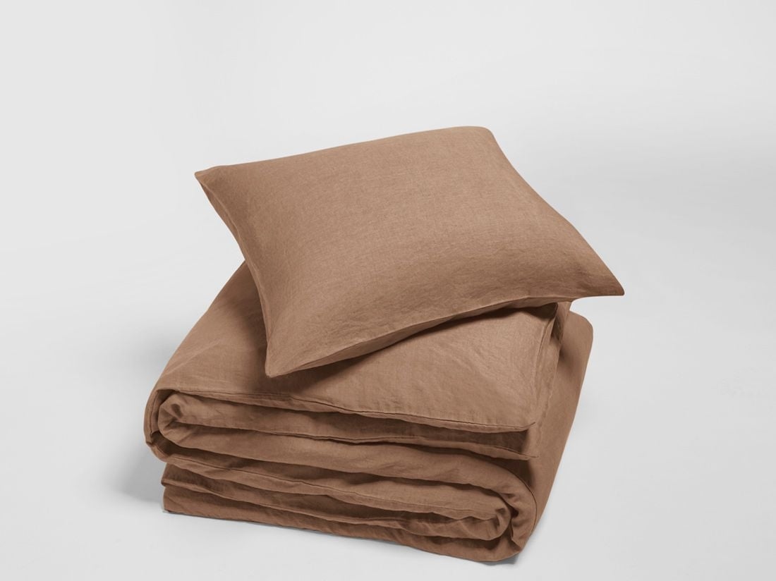 Leinen-Bettwäsche Hazel 135x200 + 1/80x80