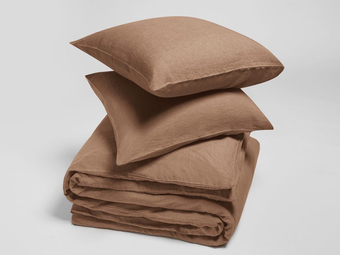 Leinen-Bettwäsche Hazel 200x220 + 2/80x80