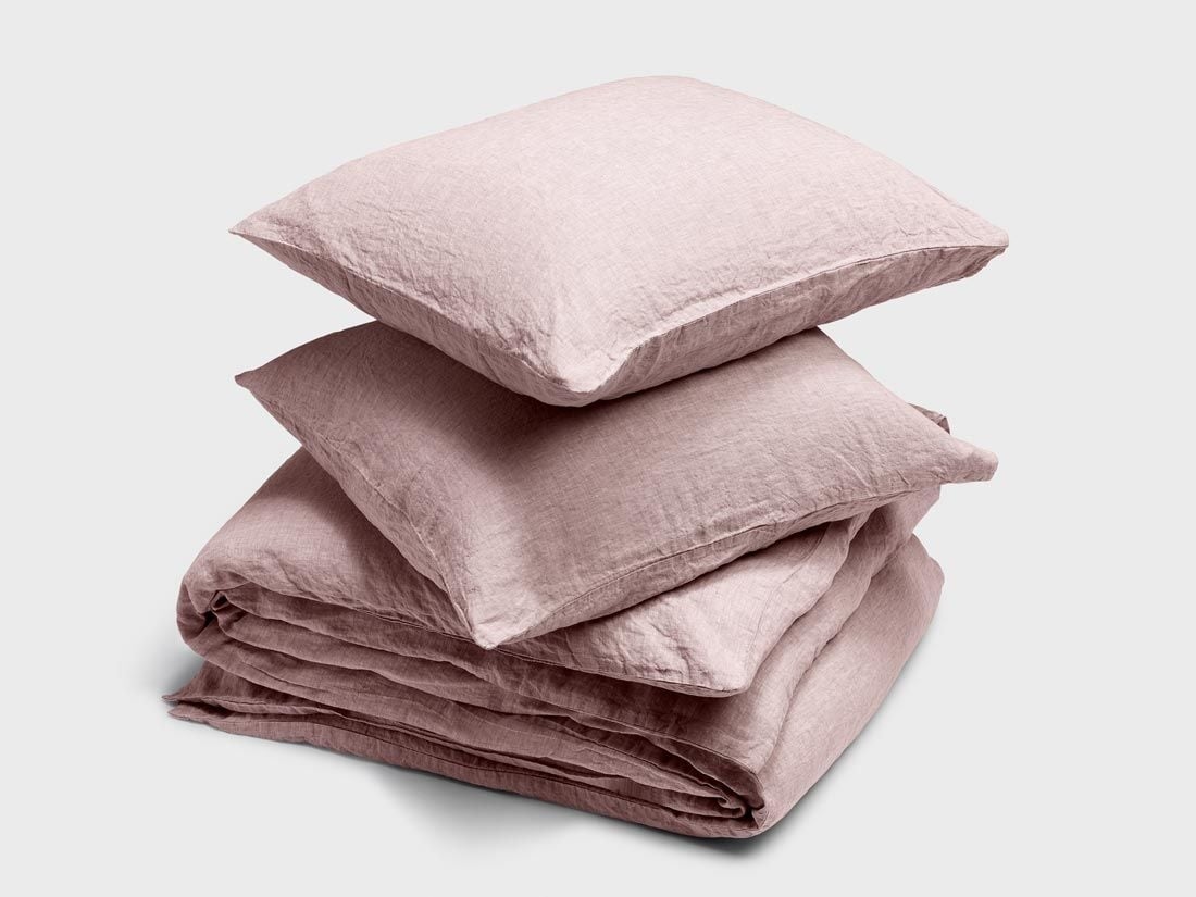 Leinen-Bettwäsche Rose Chambray