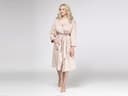 Bademantel Baumwolljersey Vintage Rose