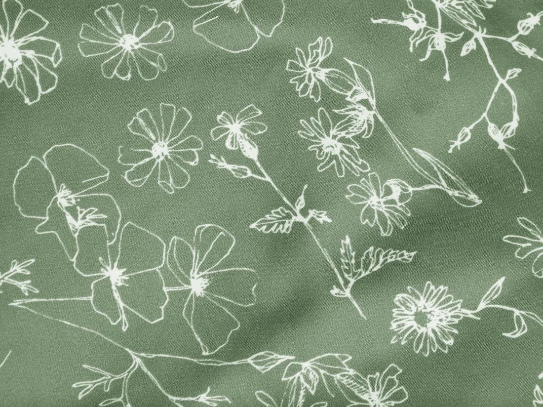 Satin-Bettwäsche Fields Of Olive