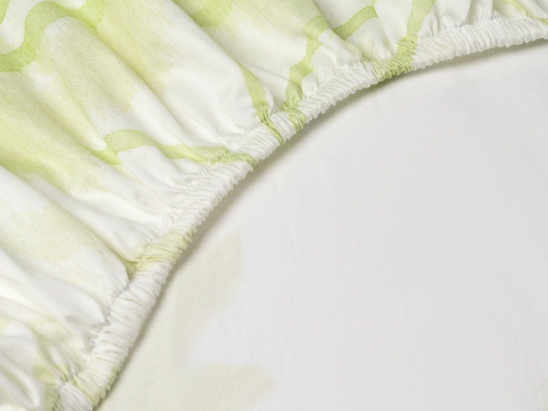 Spannbettlaken Baumwollsatin Cosmea