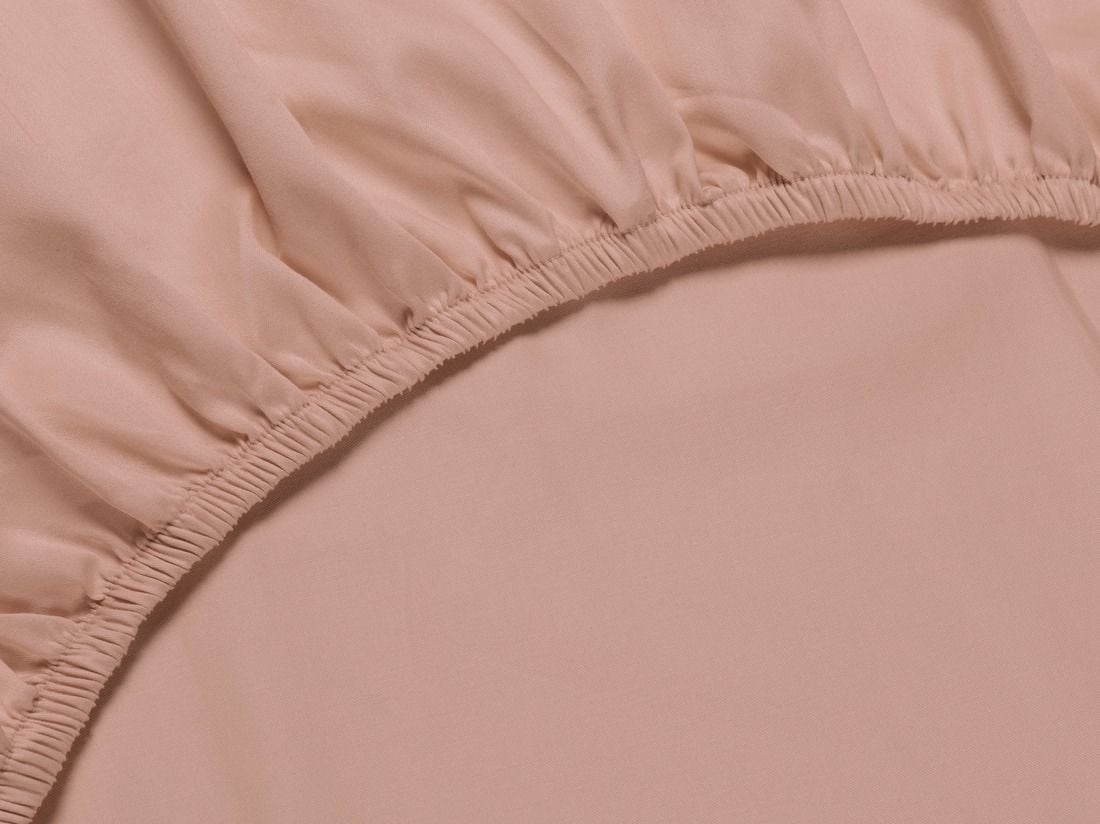 Spannbettlaken Baumwollsatin Cosmea Pink