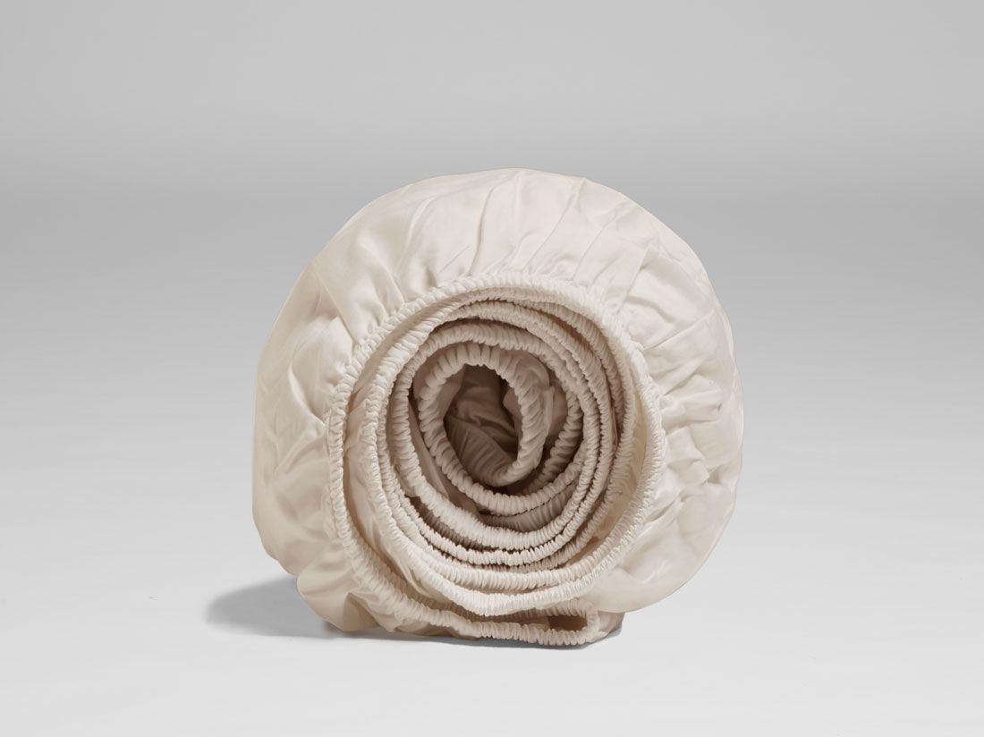 Spannbettlaken Für Topper Baumwollsatin Naturell