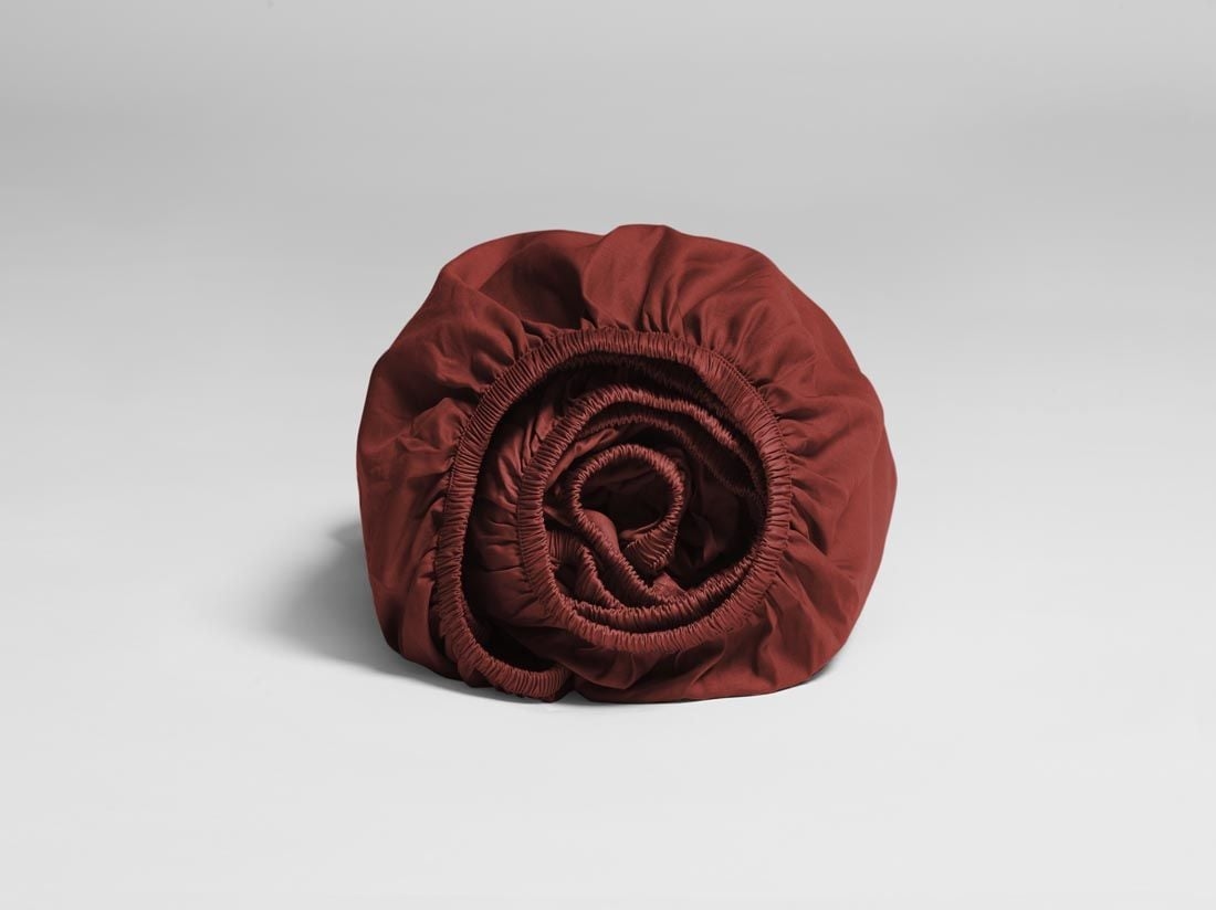 Spannbettlaken Baumwollsatin Radiant Red