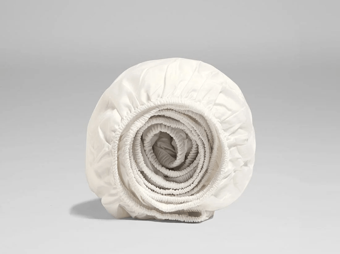 Spannbettlaken extra hoch Baumwollsatin Warm White