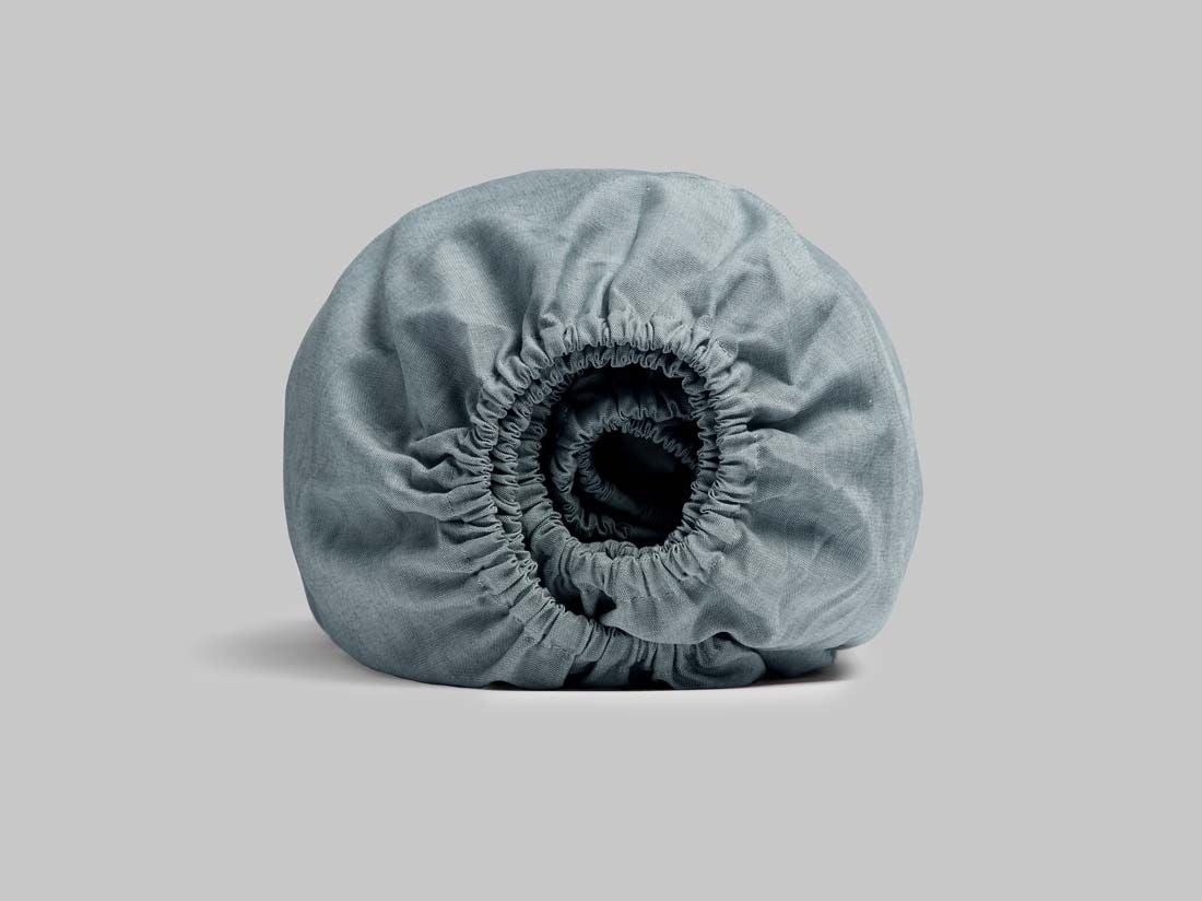 Spannbettlaken TENCEL™ Green Chambray