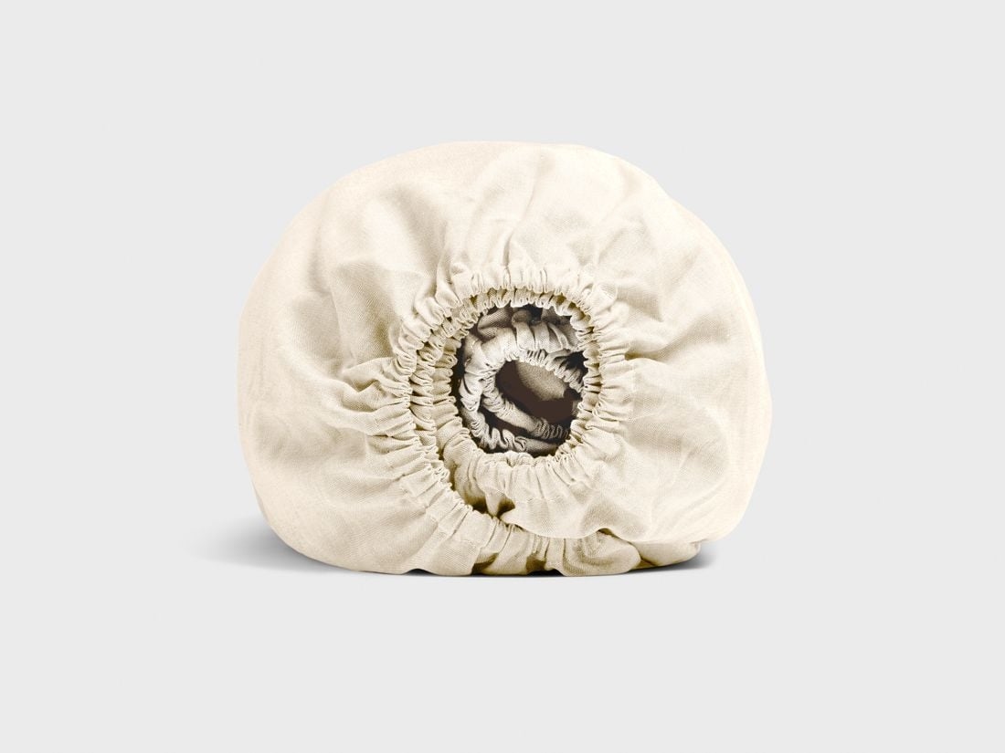 Spannbettlaken TENCEL™ Latte Chambray