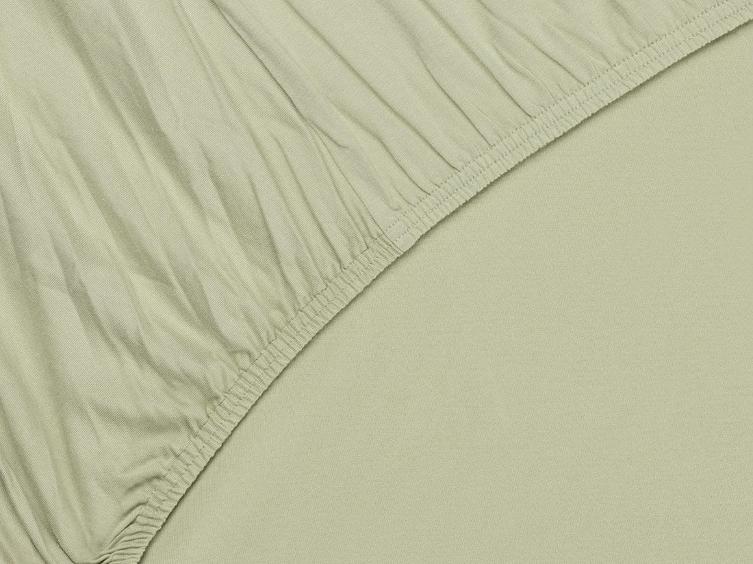 Spannbettlaken Baumwolljersey Pistachio Green