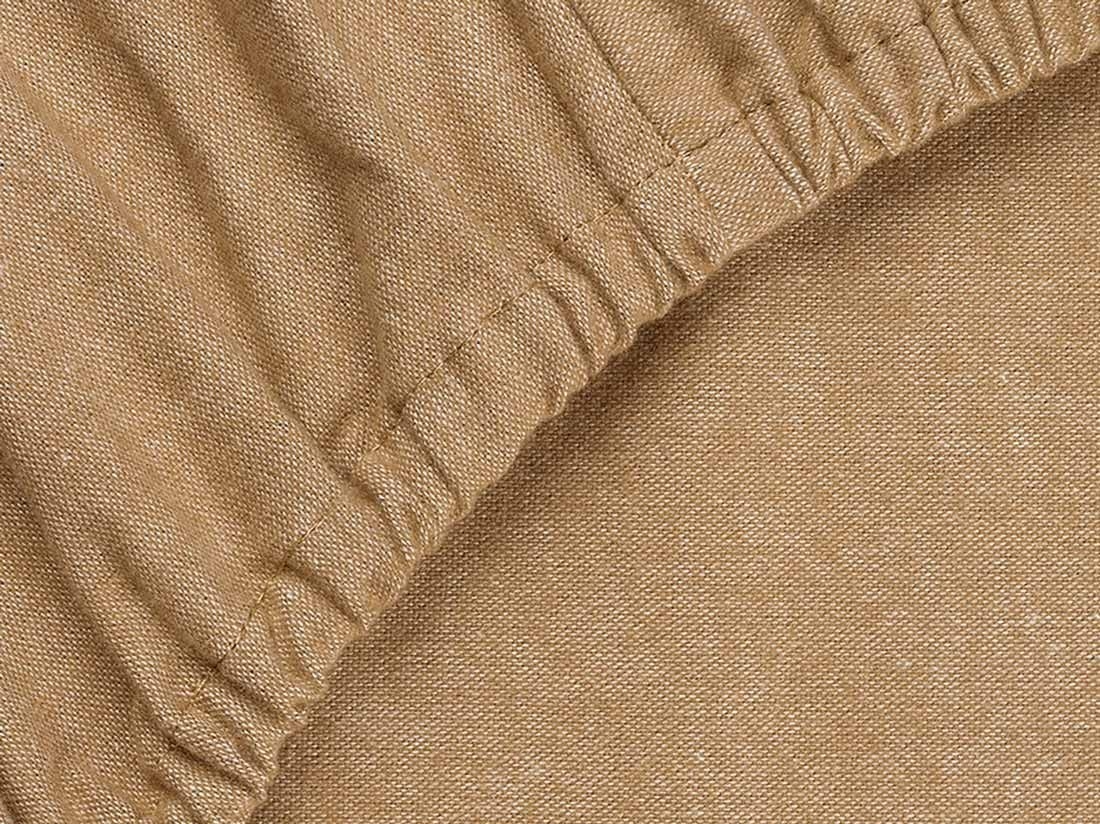 Spannbettlaken Flanell Honey Chambray