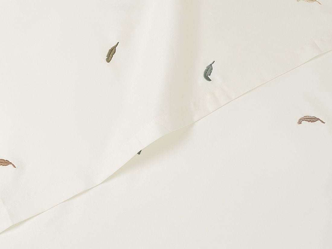 Kinderlaken Baumwollsatin Multicolour Feather