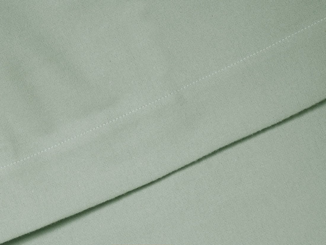 Laken Flanell Pale Green 240x260
