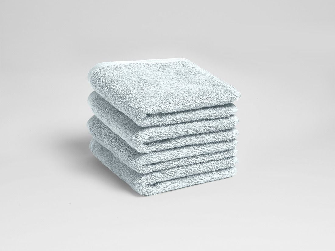 Gästehandtücher Terry Bubble Blue 30x50 - 4 Stk