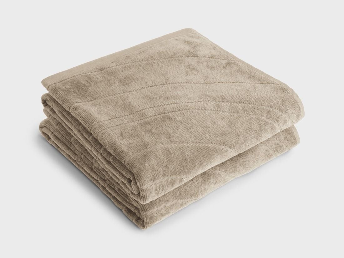 Handtücher Velours Classic Taupe 50x100 - 2 st