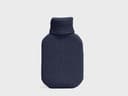 Wärmflaschenbezug Baumwolle Navy Melange 36x20
