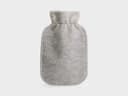 Wärmflaschenbezug Merinowolle Grey Melange 36x20