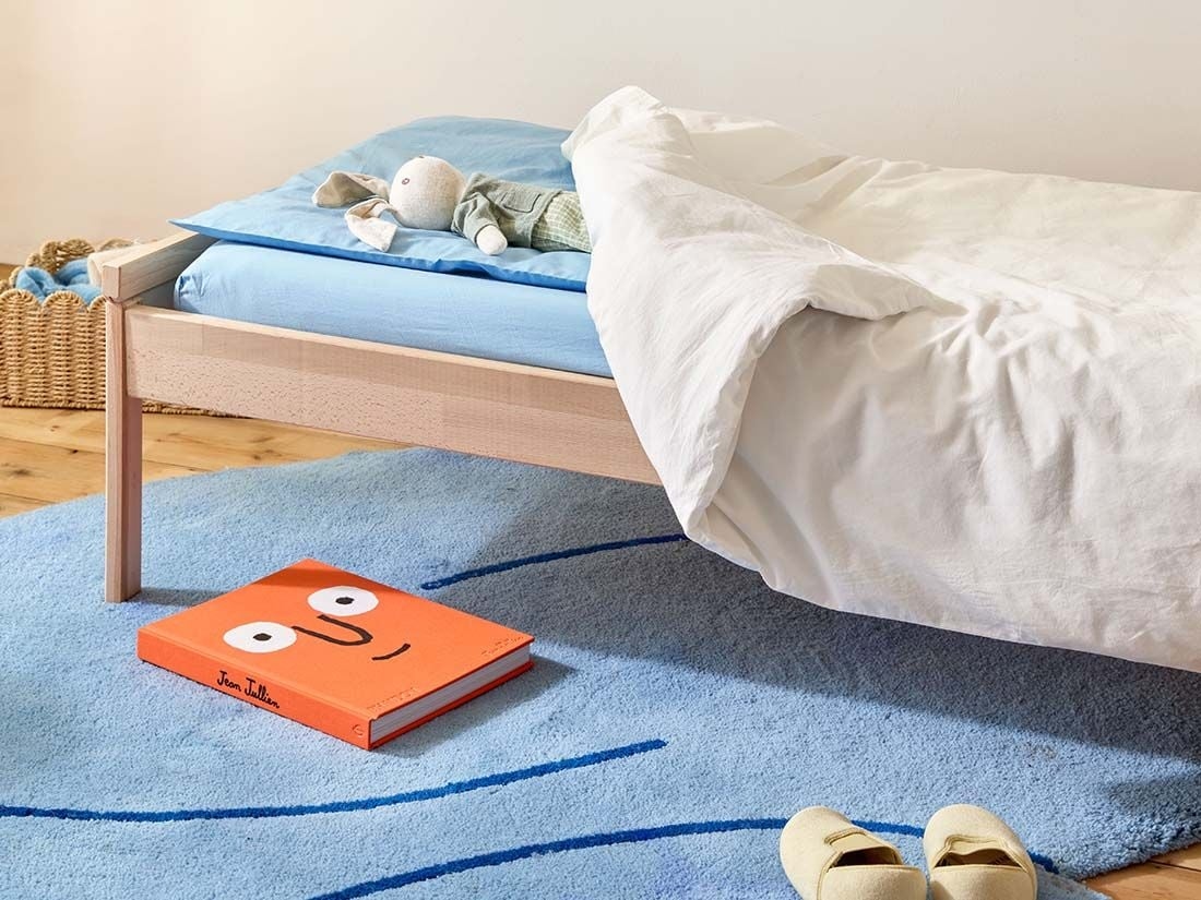 Kinderbettwäsche Perkal-Baumwolle Blissful White