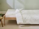Kinderbettwäsche Baumwollsatin Warm White Botanical