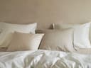 Kissenbezug Baumwollsatin Warm White